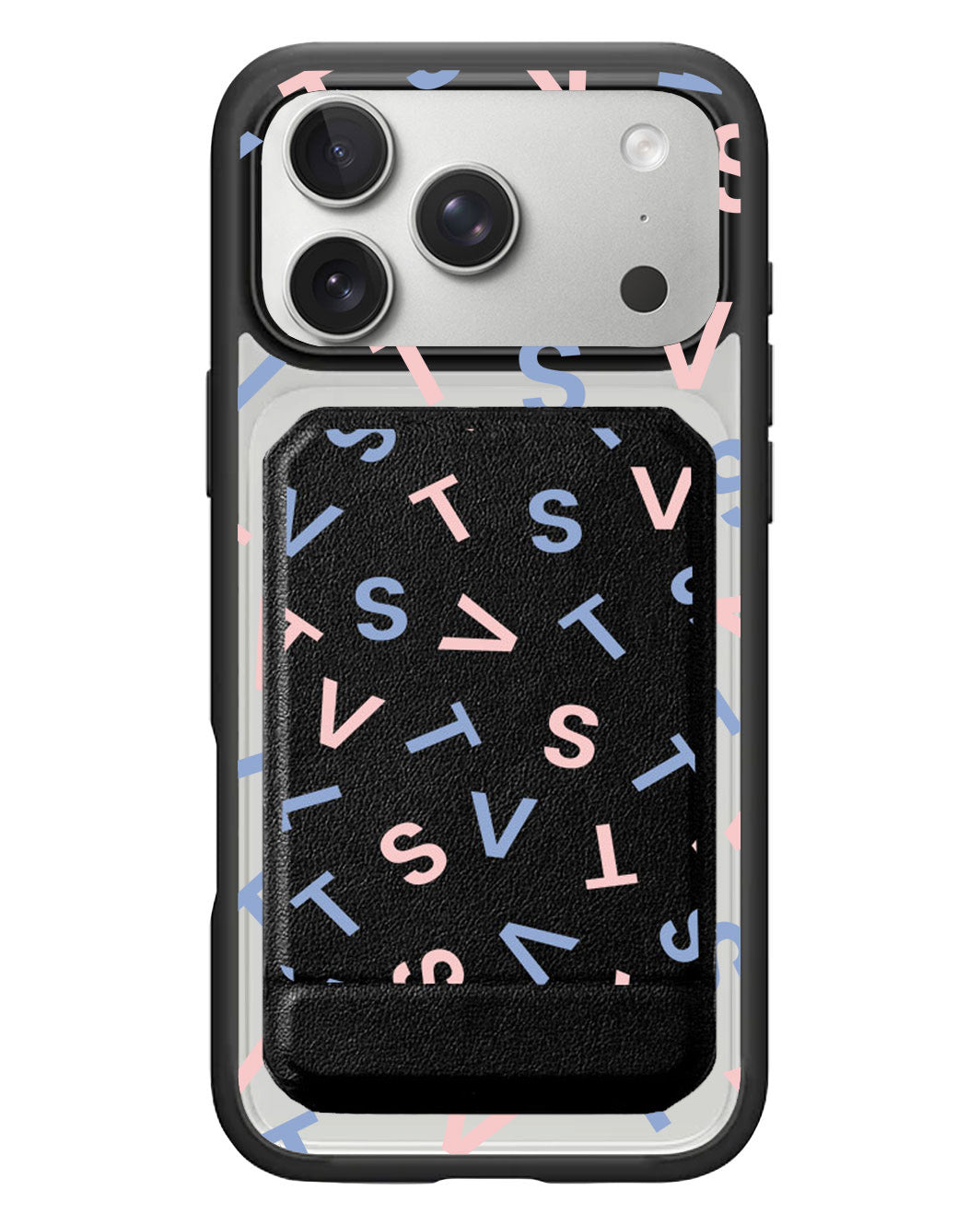 iPhone Magnetic Multifold Wallet - Seventeen Monogram