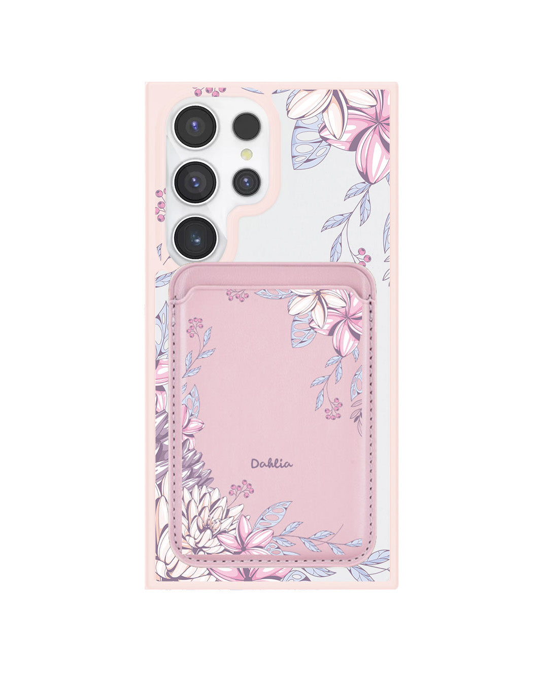 Android Magnetic Wallet Case - Dahlia