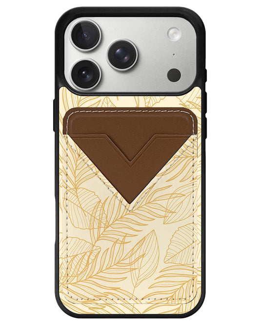 iPhone Avant Wallet Case - Sketchy Tropical 1.0