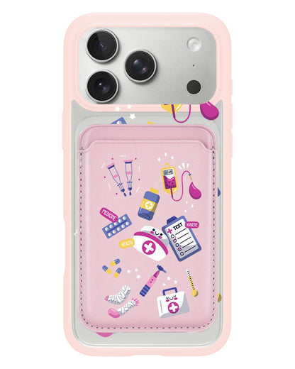iPhone Magnetic Wallet Case - Nurse