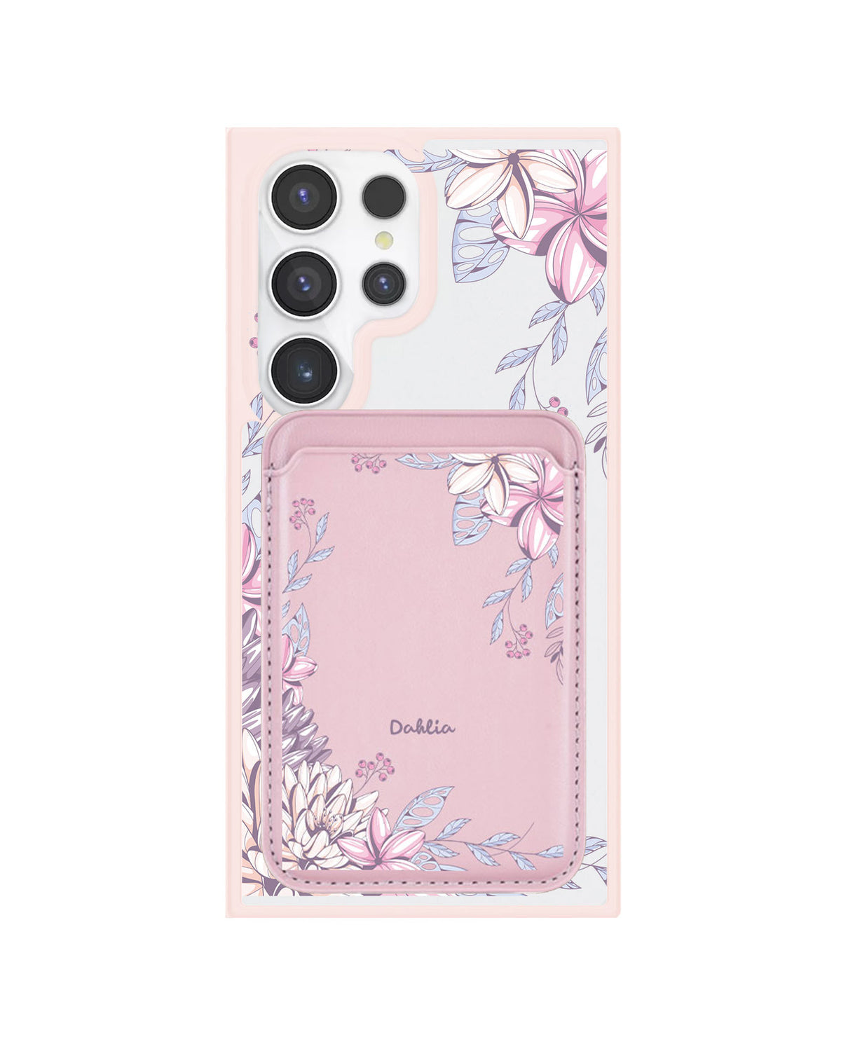 Android Magnetic Wallet Case - Dahlia