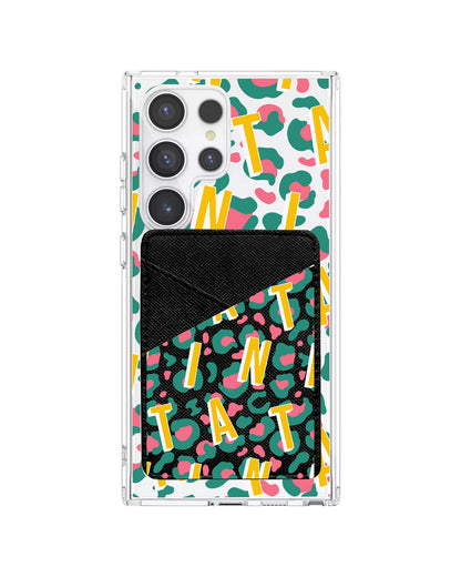 Android Phone Wallet Case - Leopard Monogram 4.0