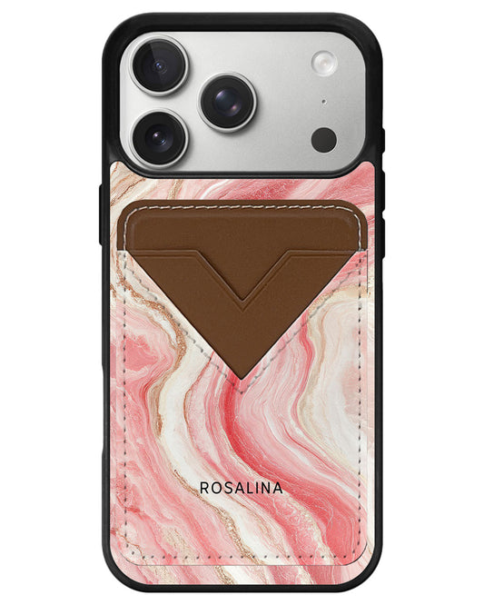 iPhone Avant Wallet Case - Rosegold