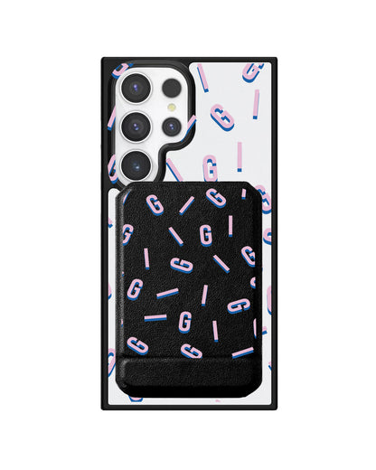 Android Magnetic Multifold Wallet - Monogram 1.0  Cotton Candy