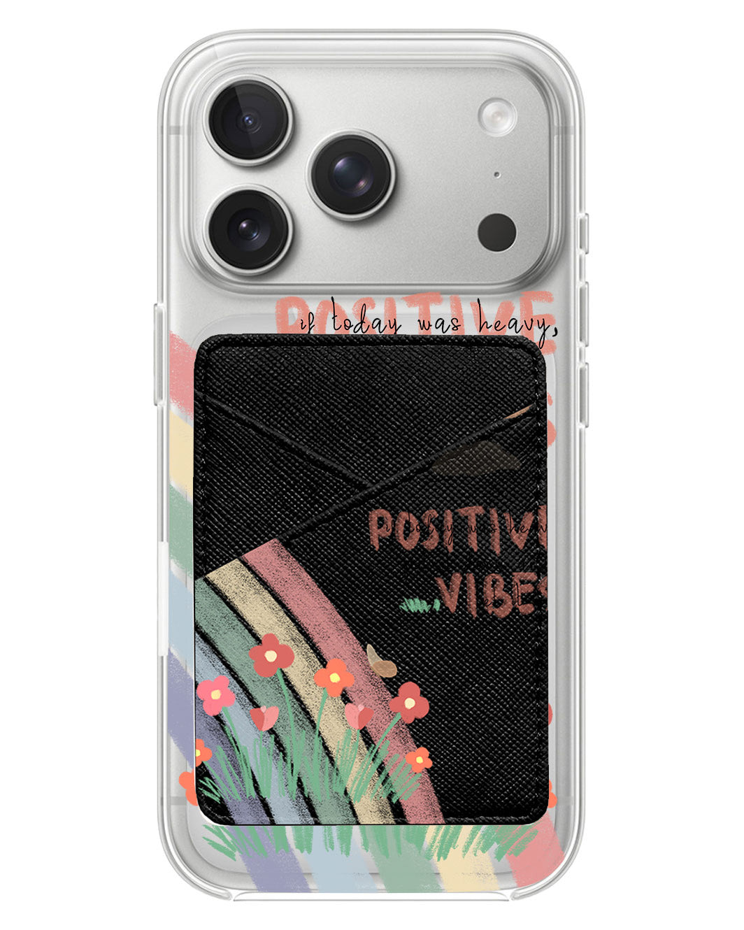 iPhone Phone Wallet Case - Positive Vibes