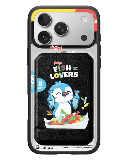 iPhone Magnetic Multifold Wallet - Fish Lovers