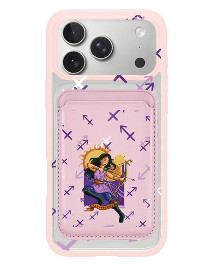 iPhone Magnetic Wallet Case - Sagitarius