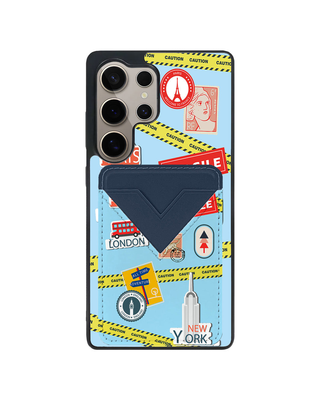 Android Avant Wallet Case - Travel Stickers
