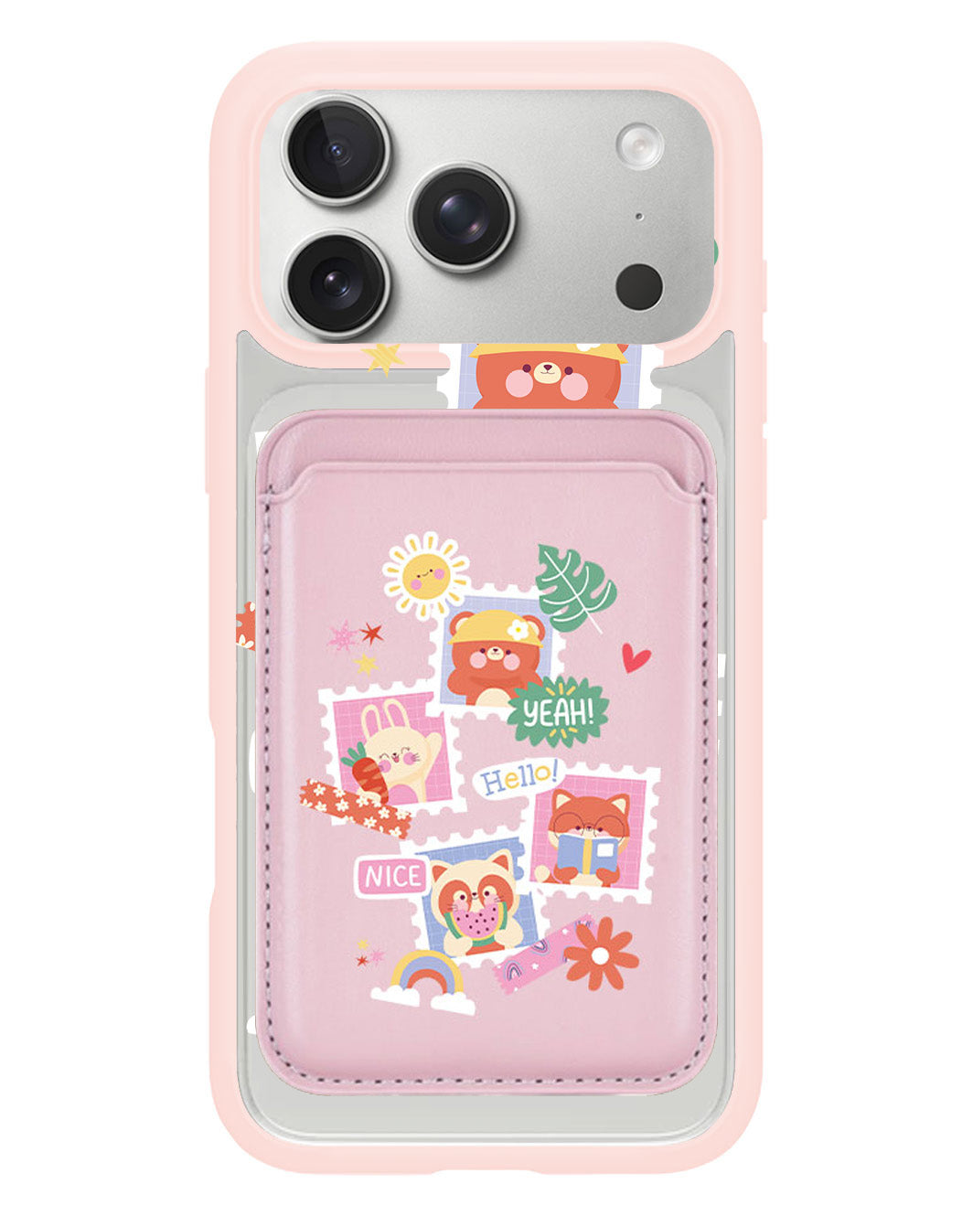 iPhone Magnetic Wallet Case - Animal Squad