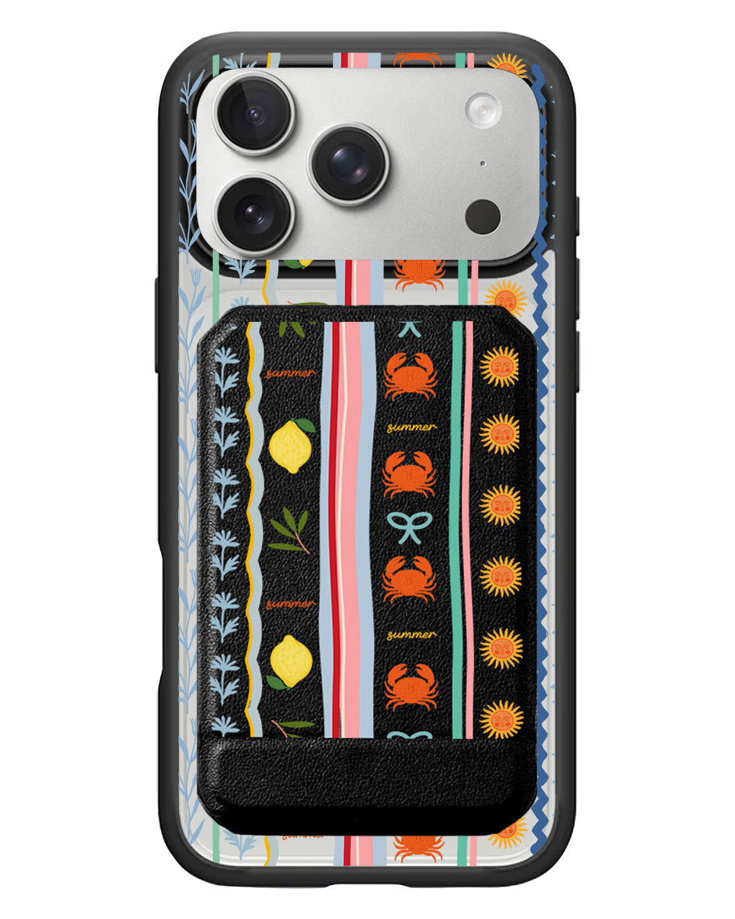 iPhone Magnetic Multifold Wallet - Seaside Opulence 2.0