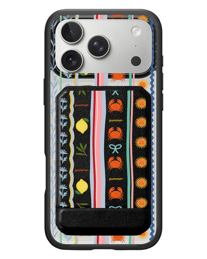 iPhone Magnetic Multifold Wallet - Seaside Opulence 2.0