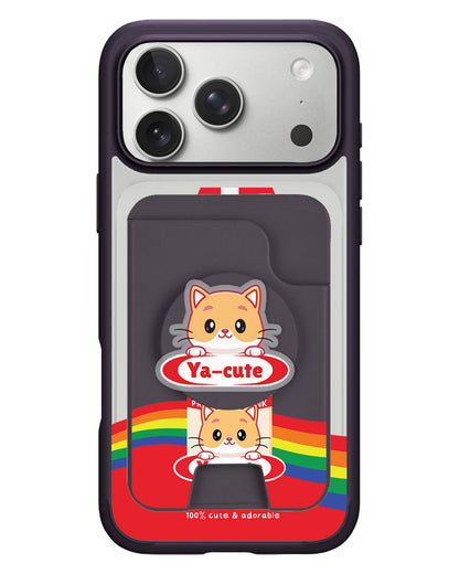 iPhone Magpop Wallet - Yacute Cat