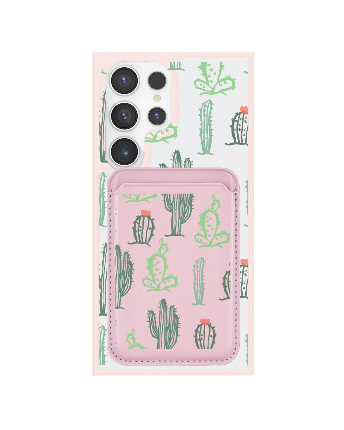 Android Magnetic Wallet Case - Cactus