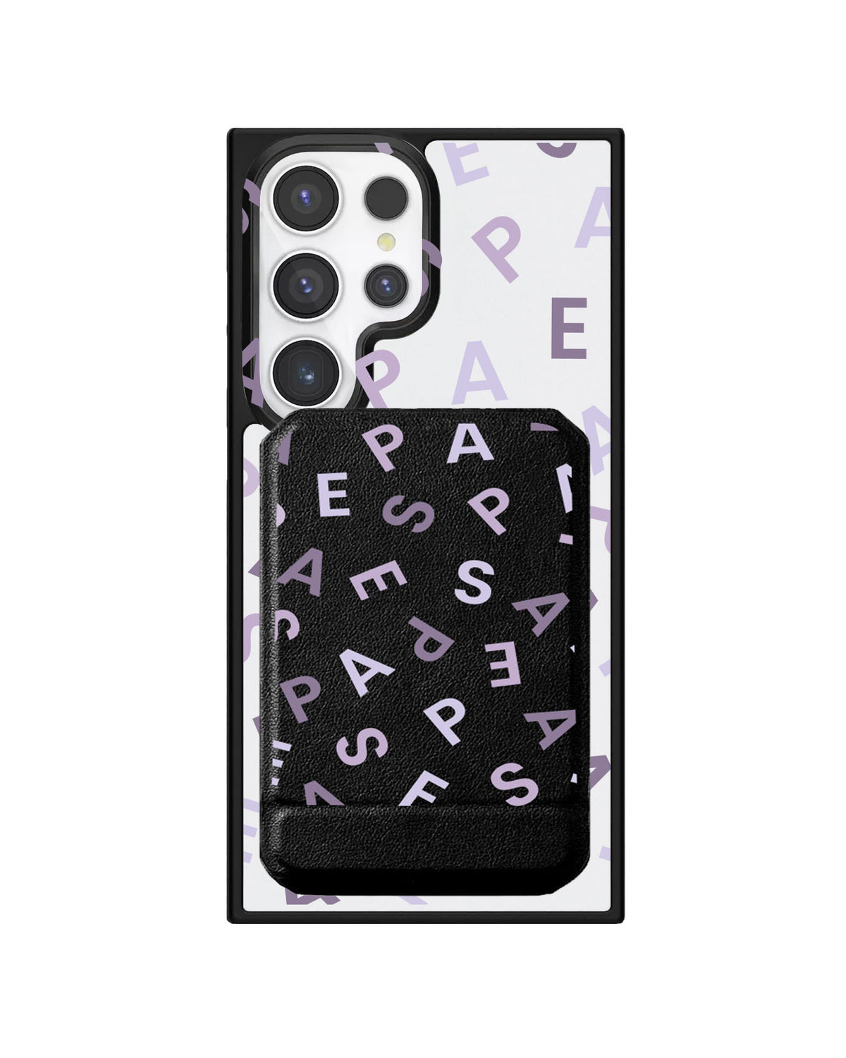 Android Magnetic Multifold Wallet - Aespa Monogram