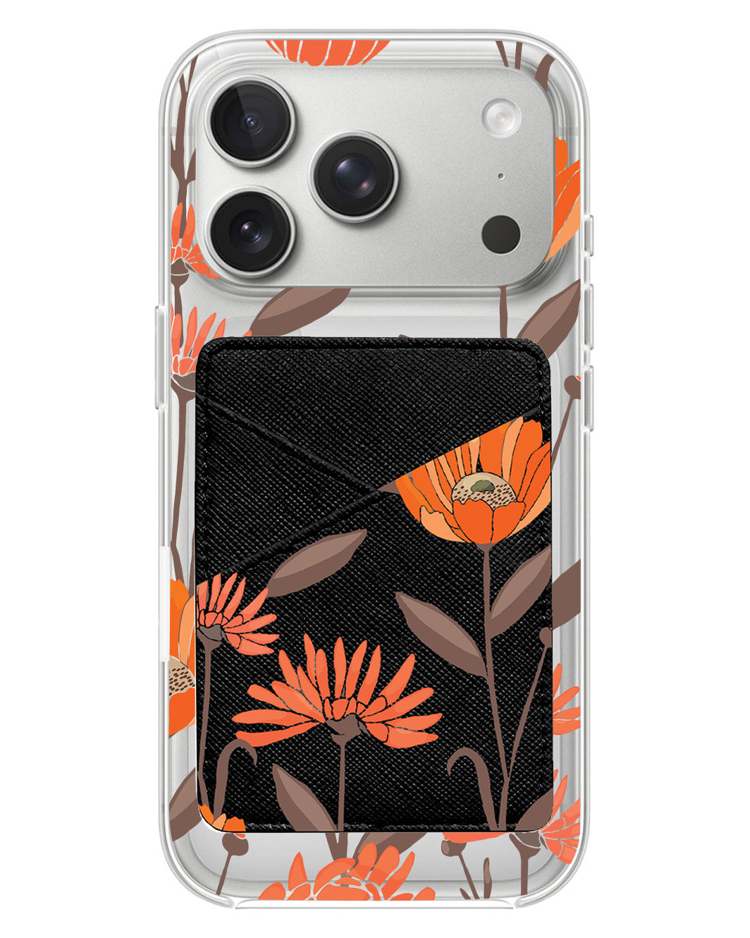 iPhone Phone Wallet Case - November Marigold