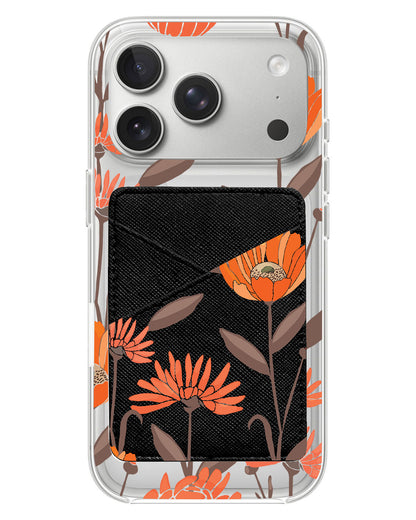 iPhone Phone Wallet Case - November Marigold