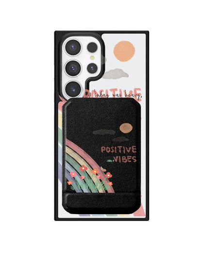 Android Magnetic Multifold Wallet - Positive Vibes