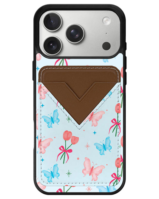 iPhone Avant Wallet Case - Coquette Butterfly