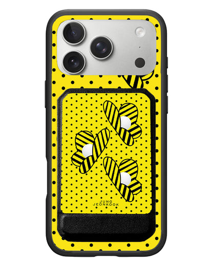 iPhone Magnetic Multifold Wallet - Honey