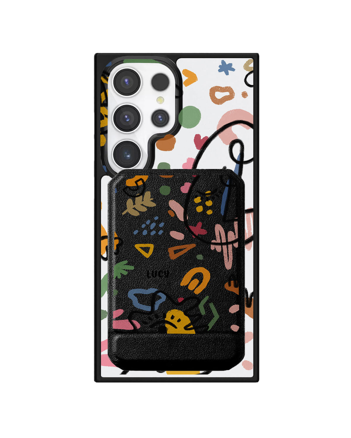 Android Magnetic Multifold Wallet - Abstract 5.0