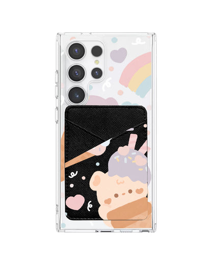 Android Phone Wallet Case - Ice Cream For Teddy