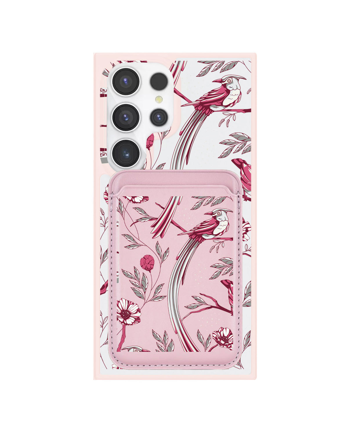 Android Magnetic Wallet Case - Lovebird 6.0