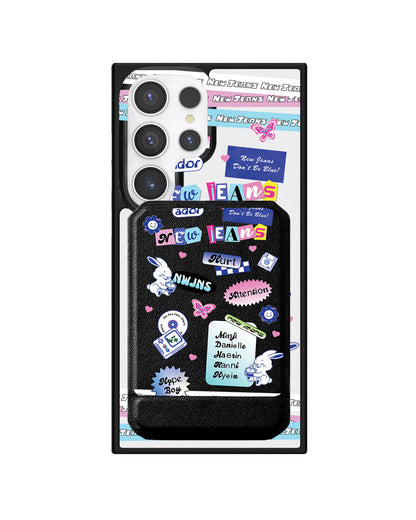 Android Magnetic Multifold Wallet - New Jeans Sticker