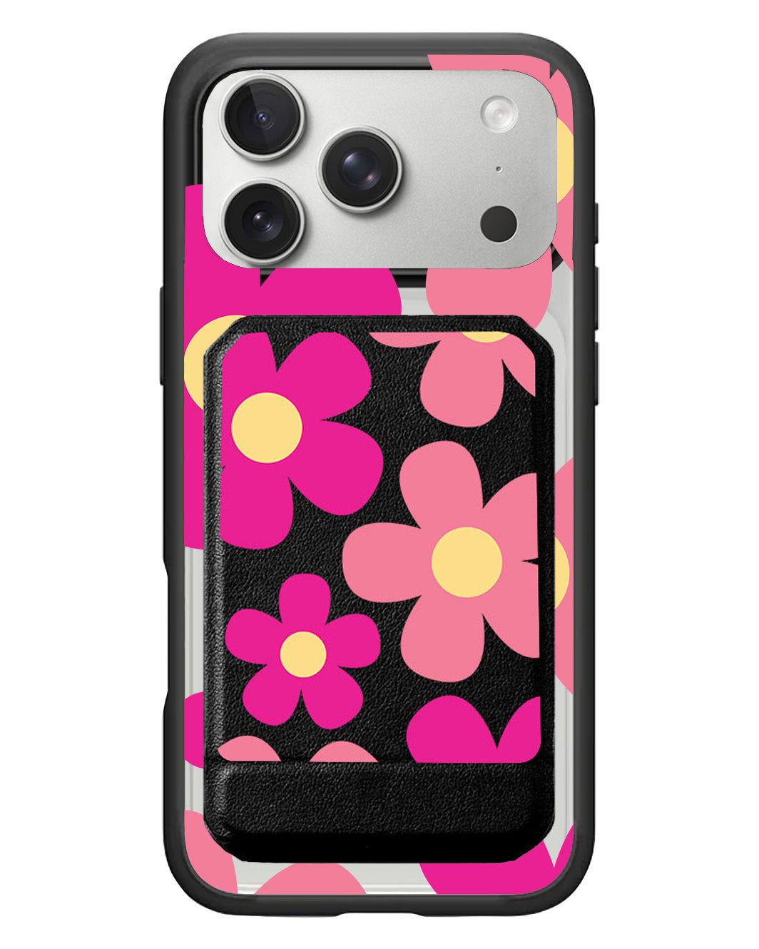 iPhone Magnetic Multifold Wallet - Daisy Delight