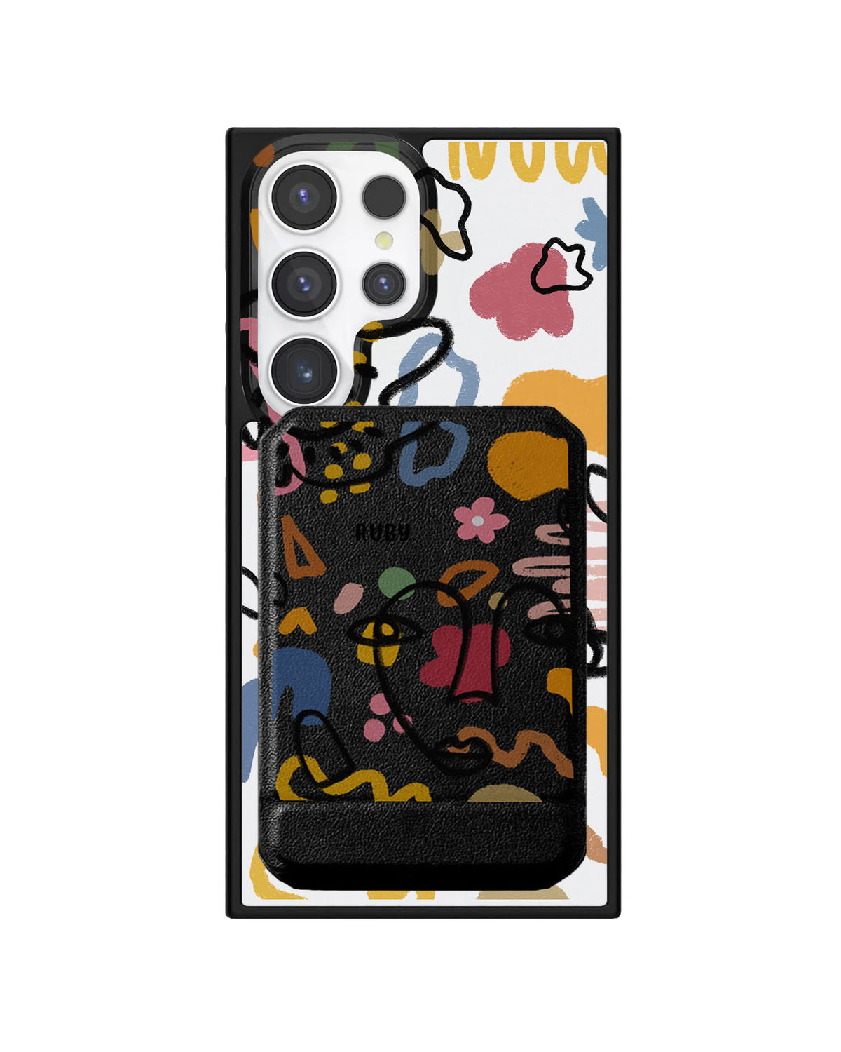 Android Magnetic Multifold Wallet - Abstract 4.0
