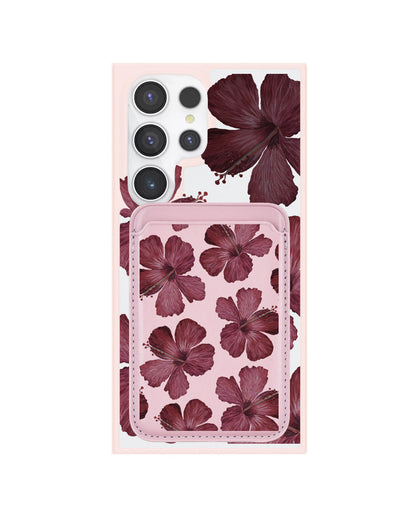 Android Magnetic Wallet Case - Hibiscus