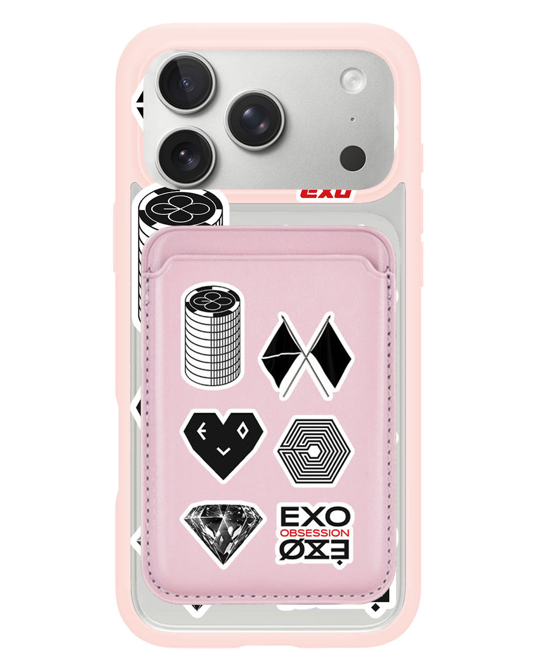 iPhone Magnetic Wallet Case - EXO Sticker Pack