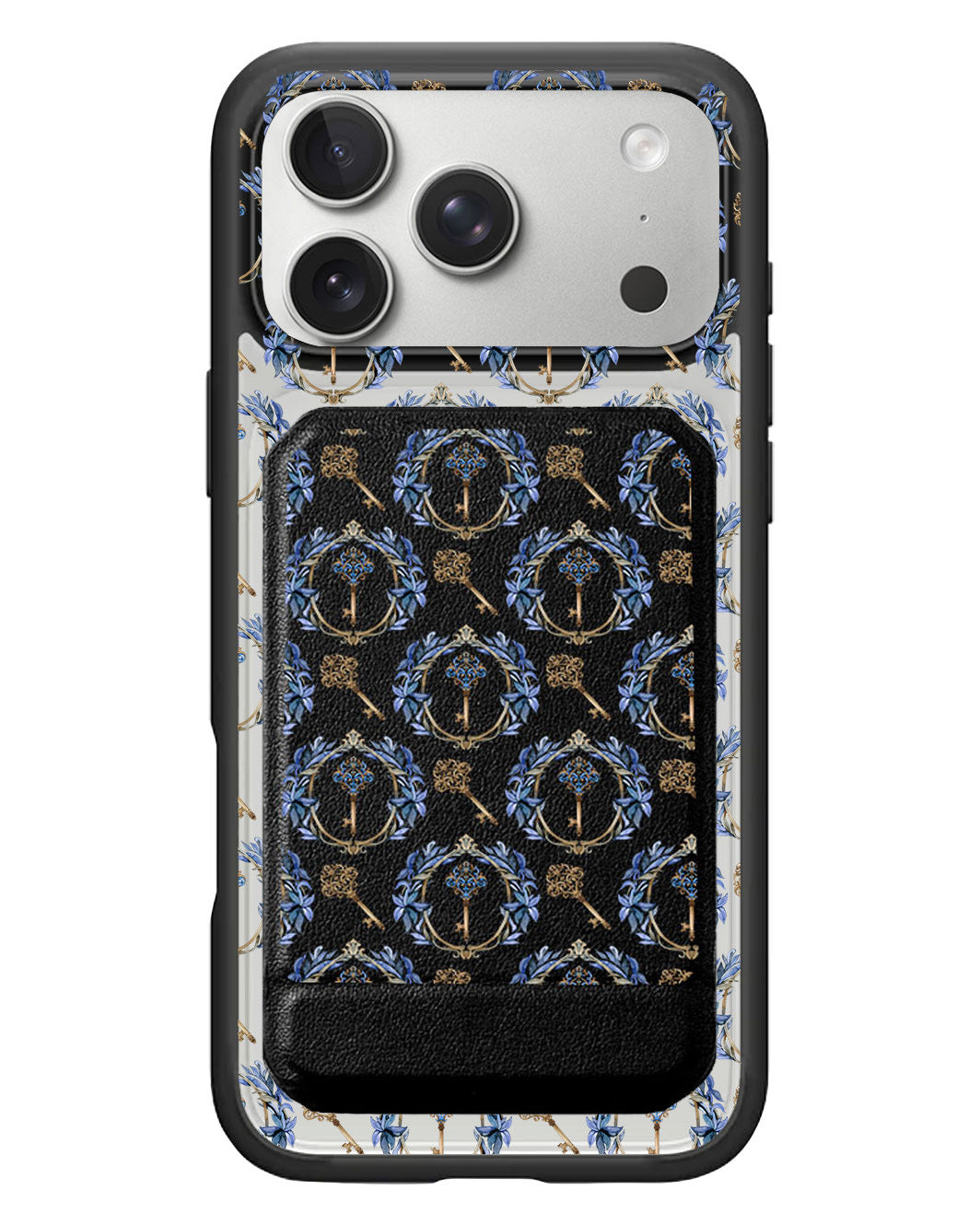 iPhone Magnetic Multifold Wallet - Goth Keys