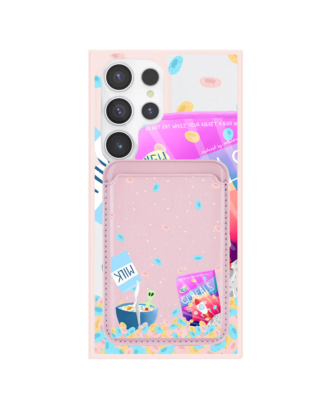 Android Magnetic Wallet Case - Cerealiens