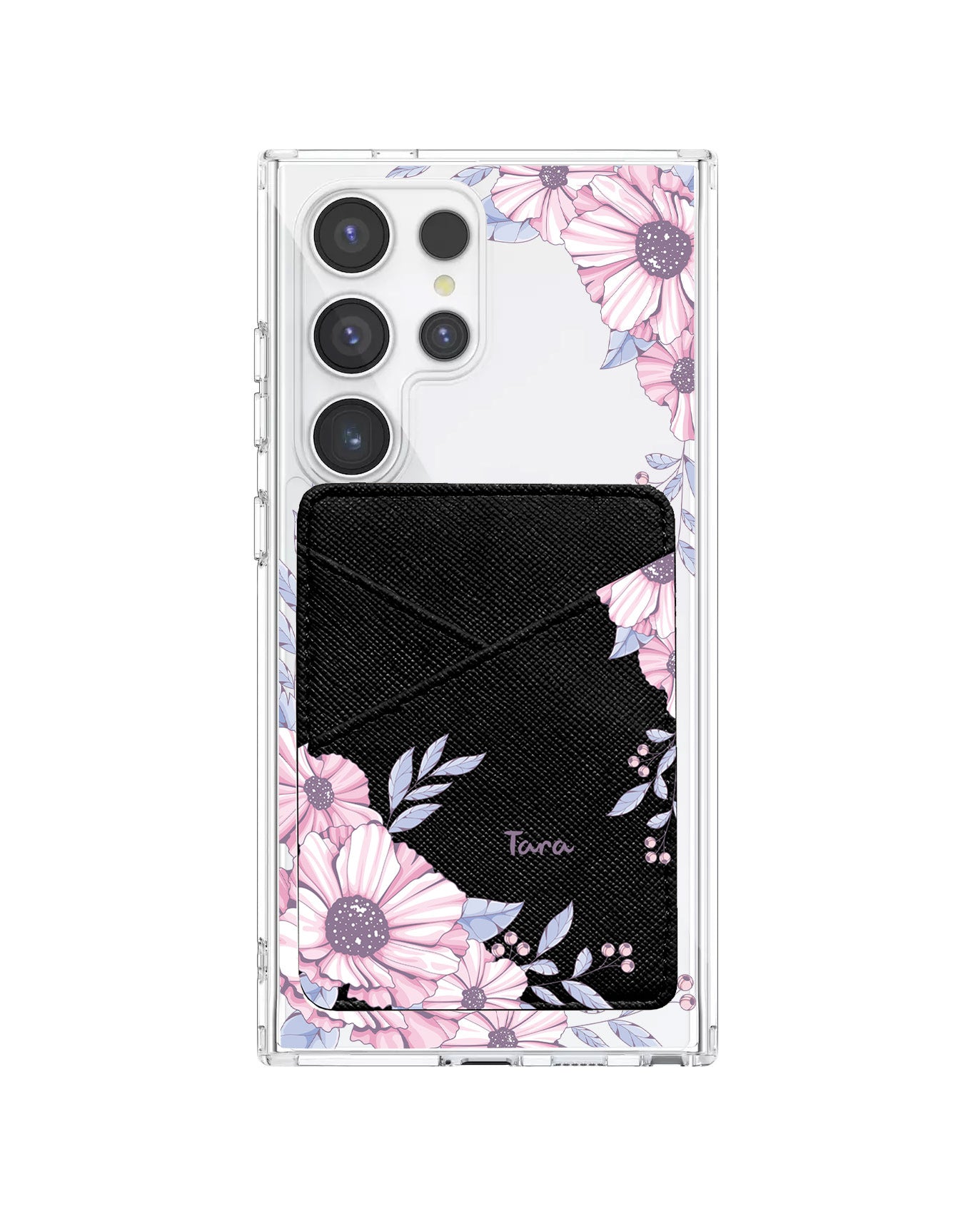 Android Phone Wallet Case - Pink Blossom