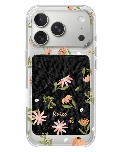 iPhone Phone Wallet Case - Cosmos Flower