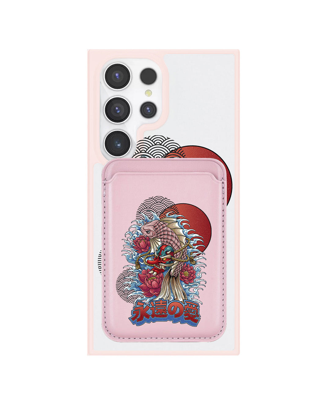 Android Magnetic Wallet Case - Oni Koi