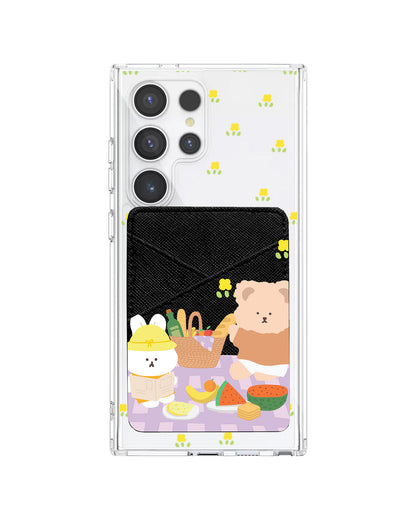 Android Phone Wallet Case - Picnic Lilac