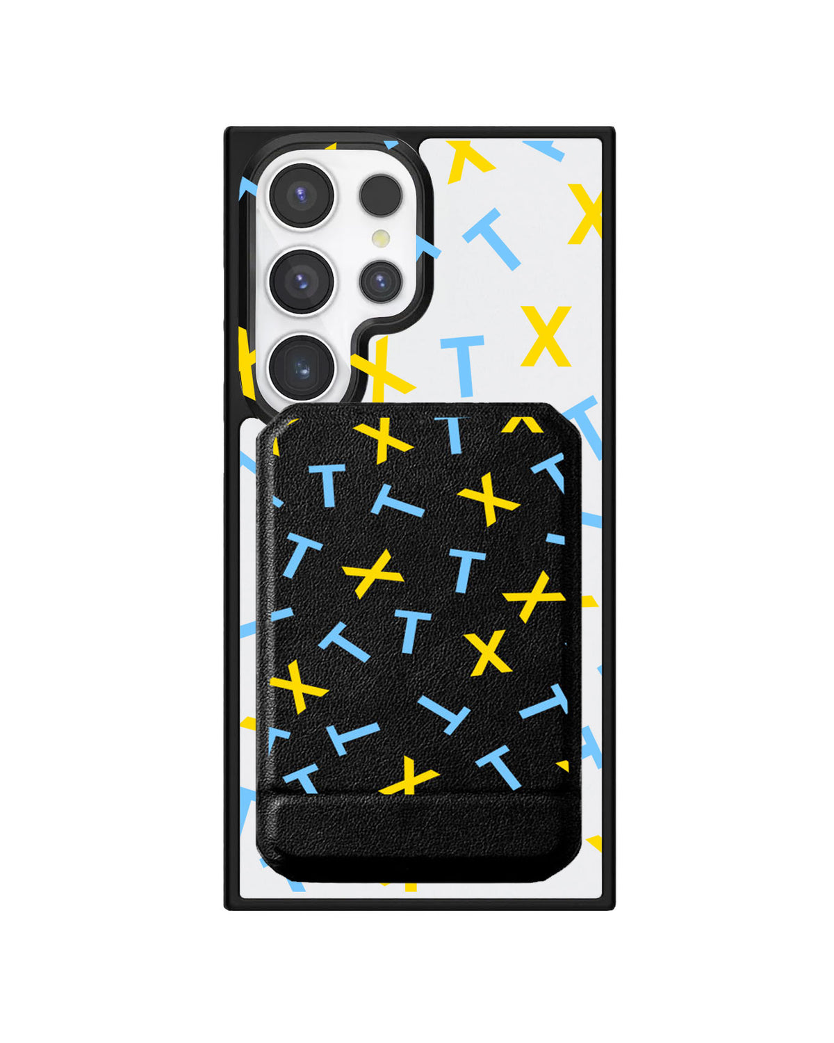 Android Magnetic Multifold Wallet - TXT Monogram