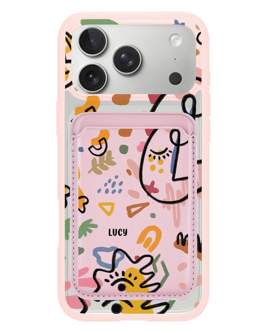 iPhone Magnetic Wallet Case - Abstract 5.0