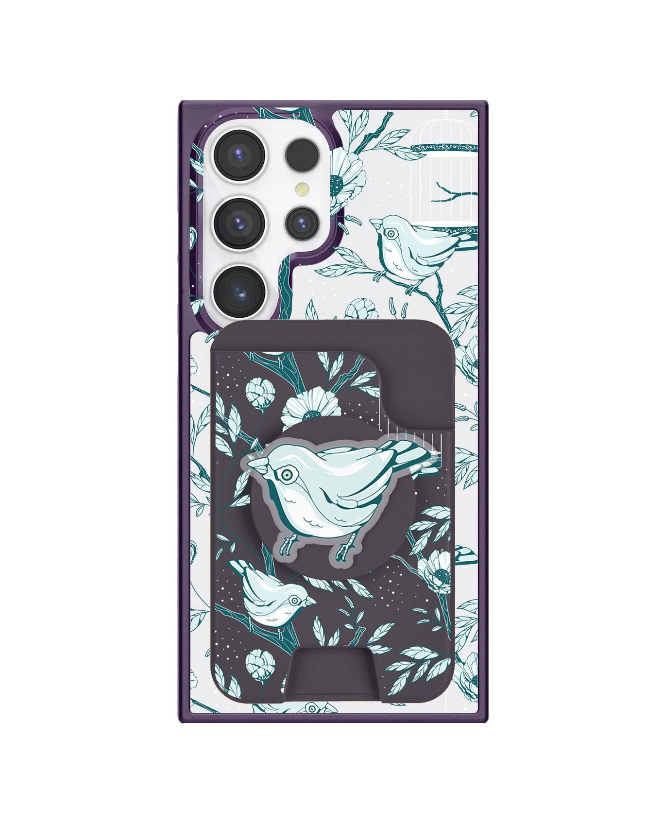 Android Magpop Wallet - Lovebird Monochrome 6.0
