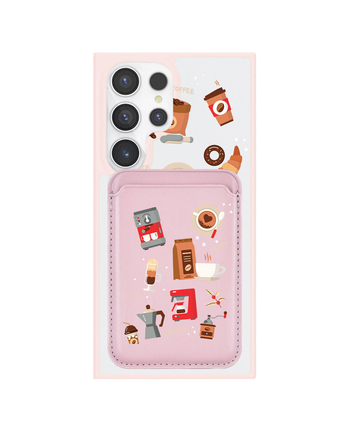 Android Magnetic Wallet Case - Barista