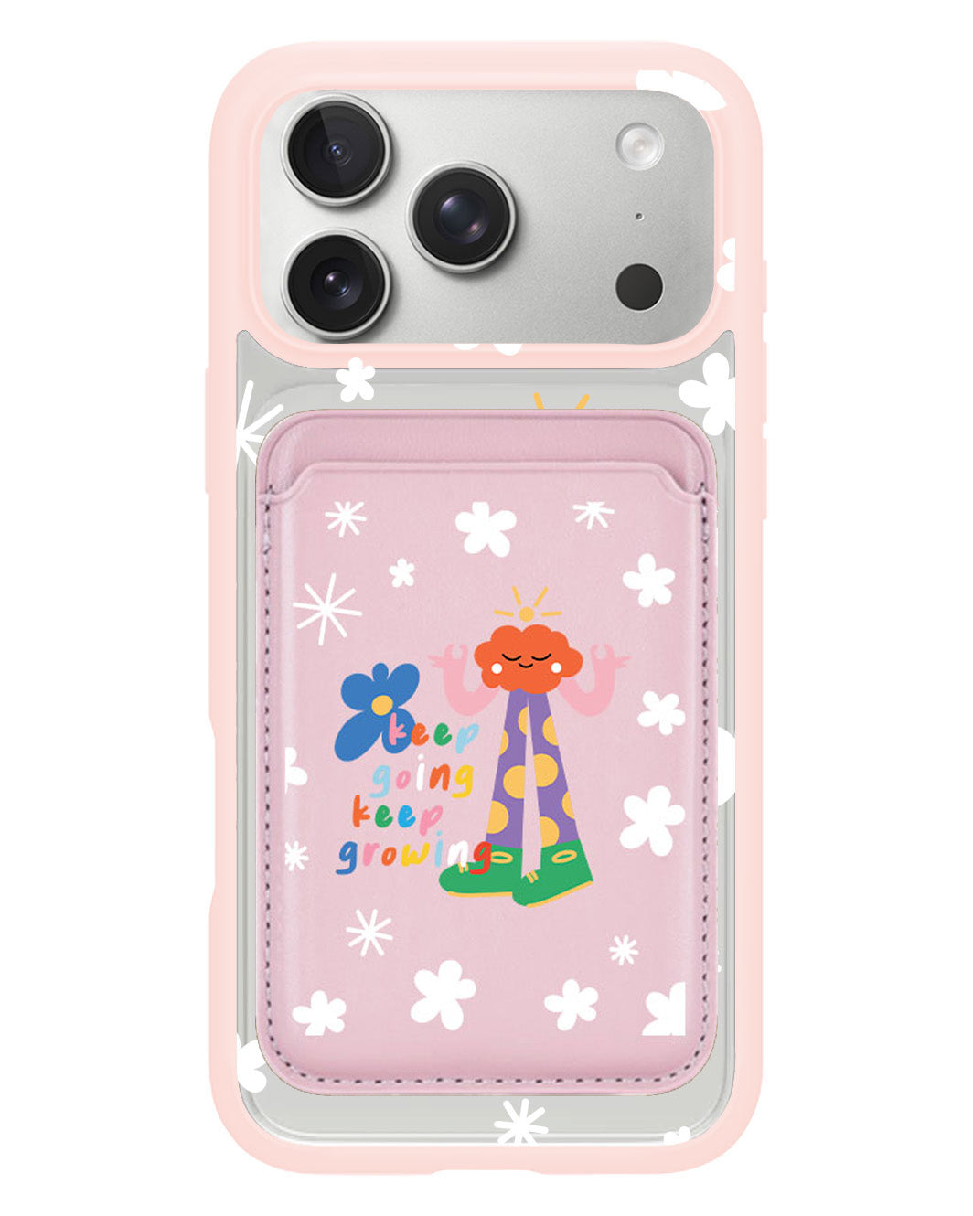 iPhone Magnetic Wallet Case - Keep Growing