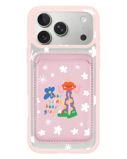 iPhone Magnetic Wallet Case - Keep Growing