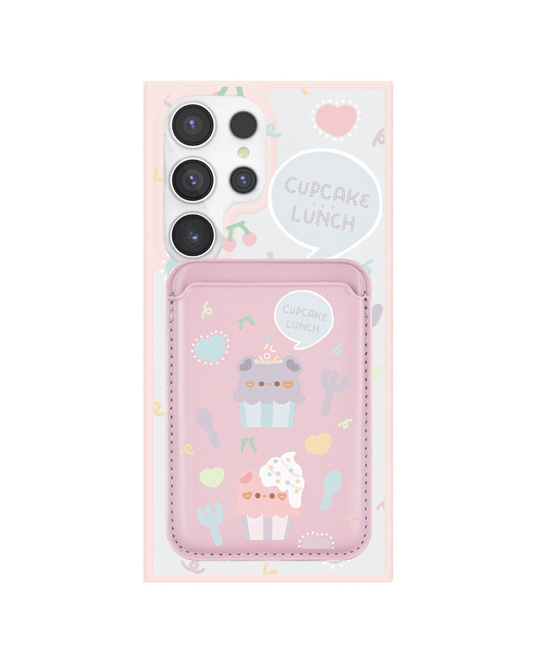 Android Magnetic Wallet Case - Cupcake