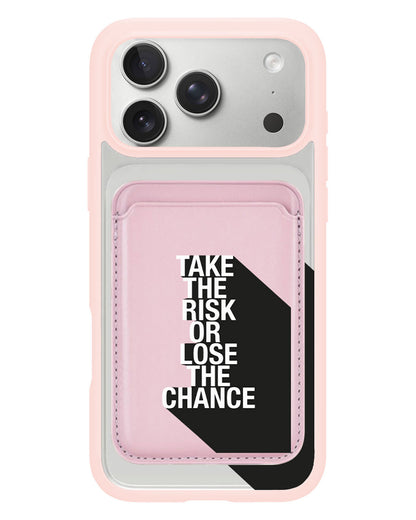 iPhone Magnetic Wallet Case - Take the Risk