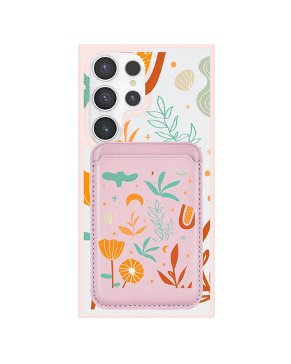 Android Magnetic Wallet Case - Autumn Botanical