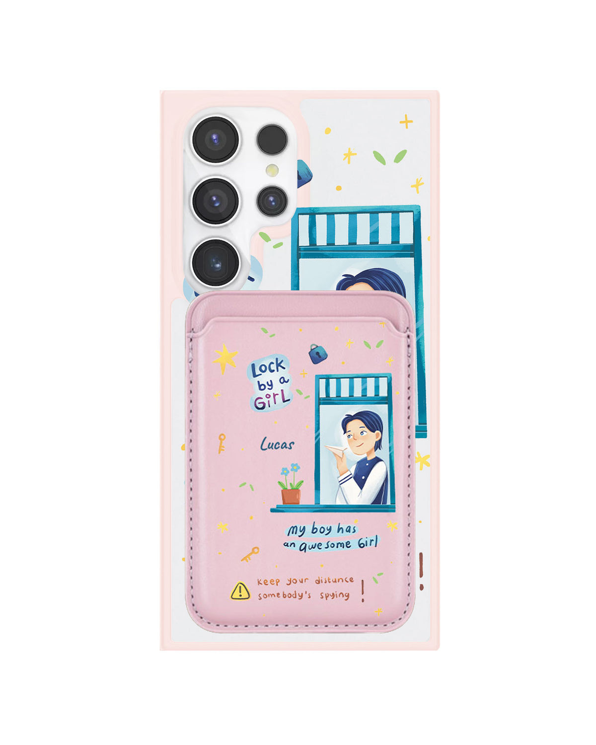 Android Magnetic Wallet Case - Crush Boy