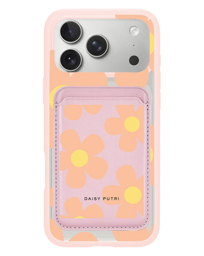 iPhone Magnetic Wallet Case - Daisy Love
