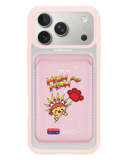 iPhone Magnetic Wallet Case - Meow Pop 1.0