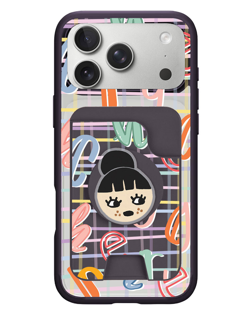 iPhone Magpop Wallet - Doodle 1.0 Monogram